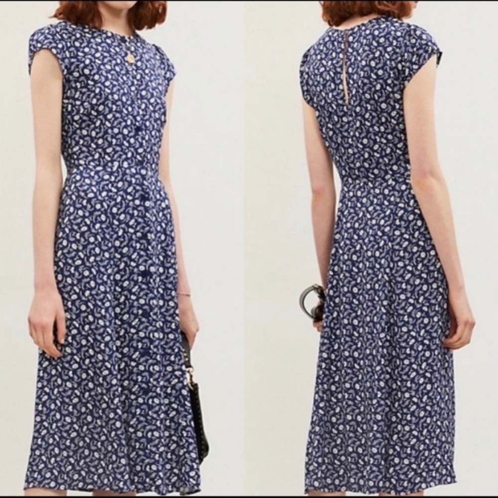 NWT Reformation Fauna Floral Button Up Dress SZ 4